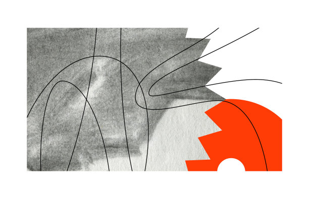 在白色背景上的抽象黑色连续线条艺术。煤颗粒状纹理。图片下载