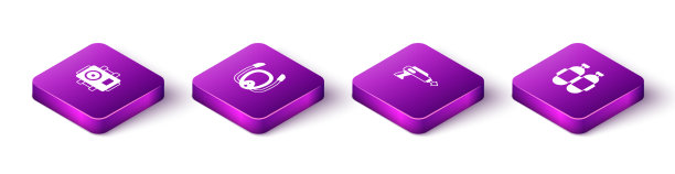 设置潜水员潜水面罩等距摄影相机图片下载