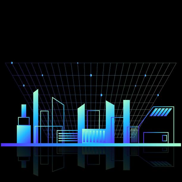元宇宙科技城市素材图片