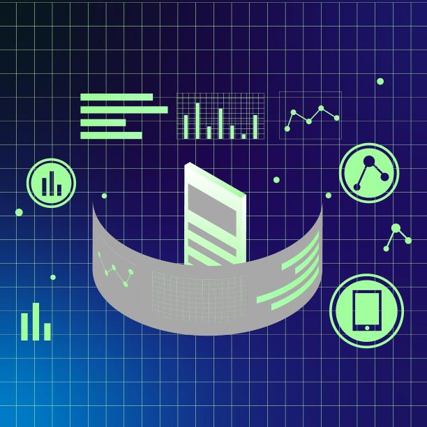 元宇宙科技曲屏素材图片