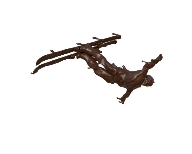 巧克力质感自由式滑雪图片下载