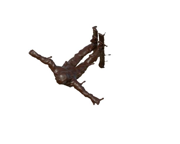 巧克力质感自由式滑雪图片下载