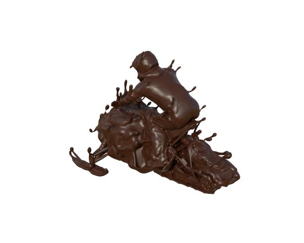 巧克力质感雪地摩托图片下载