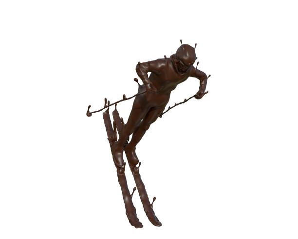 巧克力质感越野滑雪图片下载