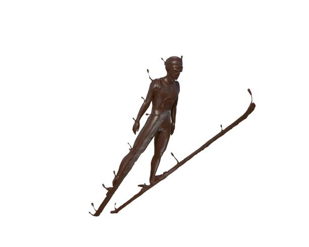 巧克力质感跳台滑雪图片下载