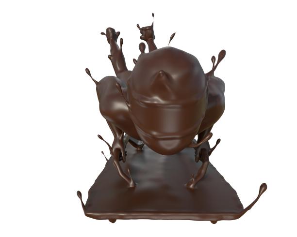 巧克力质感平底雪橇图片下载