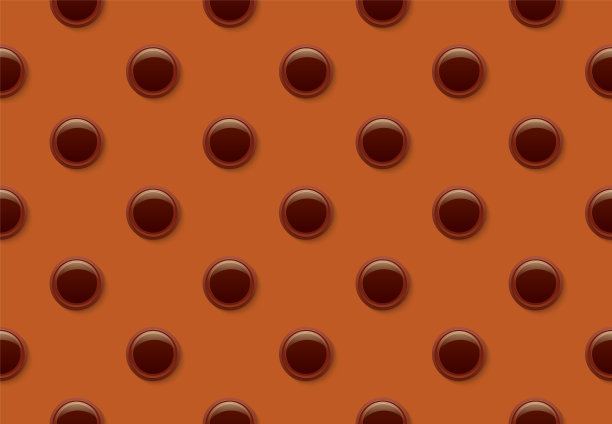 甜蜜的巧克力横幅情人节，美味的背景图案，矢量插图10eps图片下载