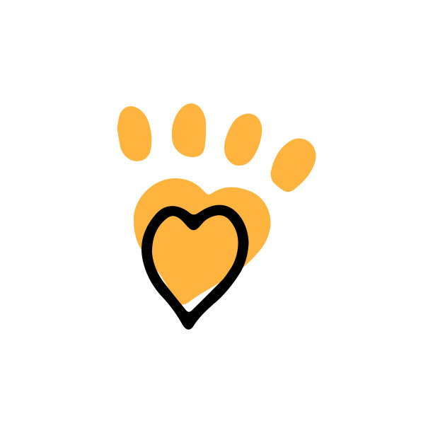 猫爪手绘。矢量涂鸦插图上的白色背景。图片下载