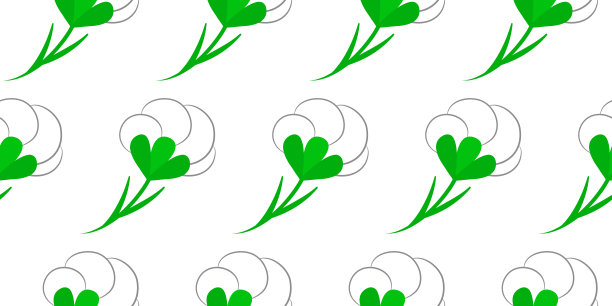 白花、棉花、纺织图案、包装无缝拼接图片下载