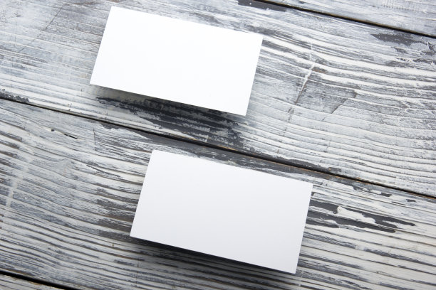 名片空白。彩色背景上的模型。平的。文本复制空间图片下载