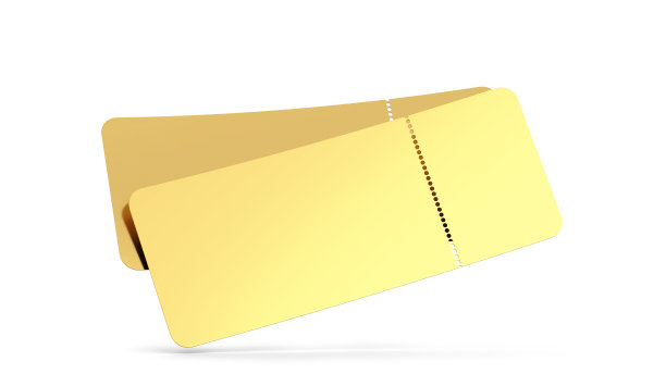 空白的飞机或活动机票模型图片下载