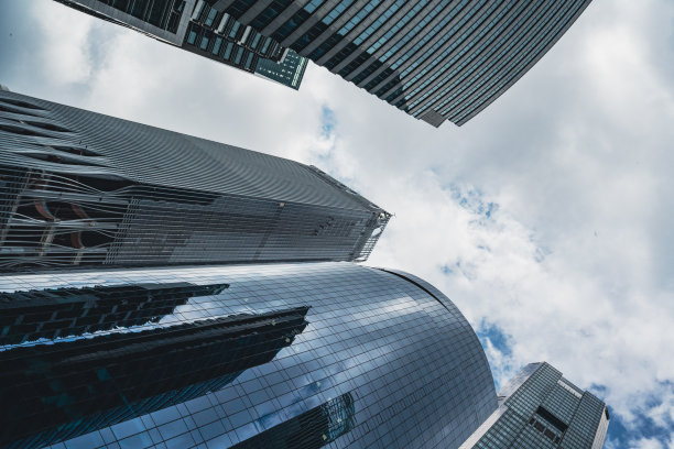 新加坡的高层金融建筑素材图片