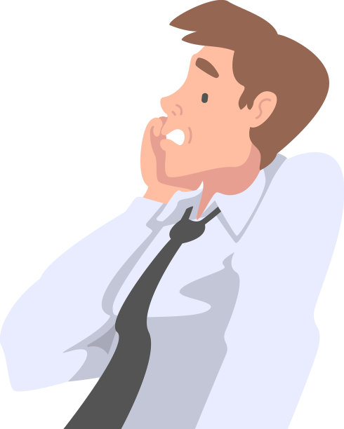 一个办公室职员害怕什么东西图片下载