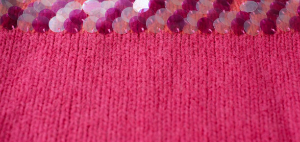 粉红色羊毛自然纹理背景与装饰，针织纺织背景图片下载