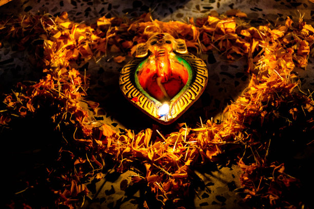 印度的排灯节图片下载