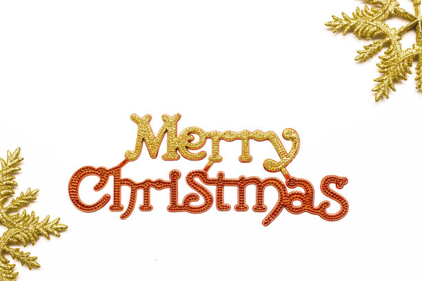 问候圣诞节和节日季节的白色背景为文本图片下载