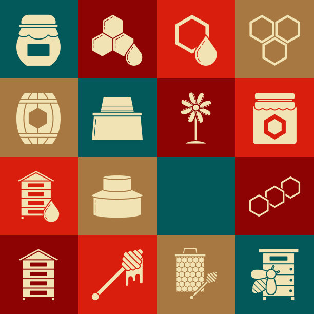 为蜜蜂设置蜂箱，装上蜂箱，装上蜂蜜图片下载