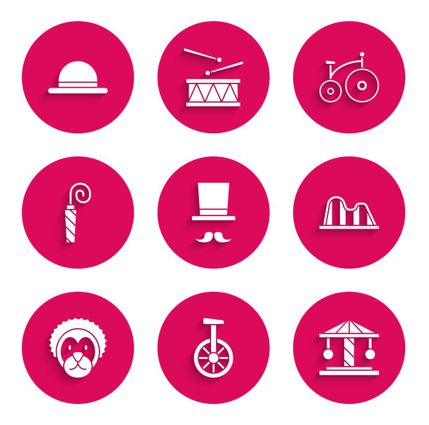 设置魔术师独轮车或单轮自行车图片下载