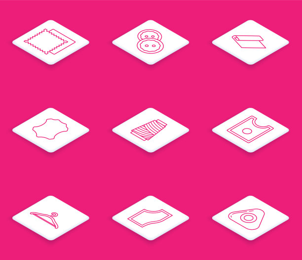 设置线织物卷缝钮扣图片下载