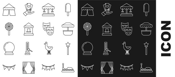 集行碰碰车魔术棒吸引图片下载