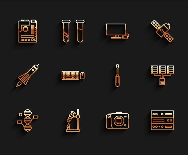 点燃DNA标记试管烧瓶图片下载