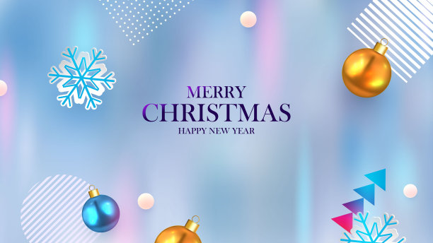 以北极光为背景的雪球和雪花的圣诞卡。矢量图片下载