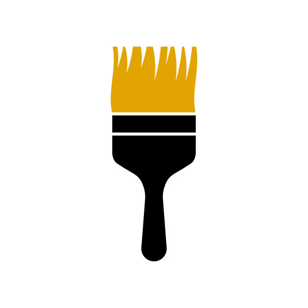 画笔图标设计模板矢量孤立插图图片下载