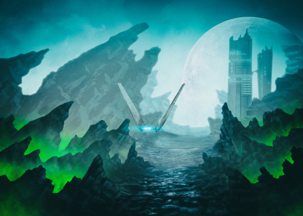 外星世界的艺术品图片下载