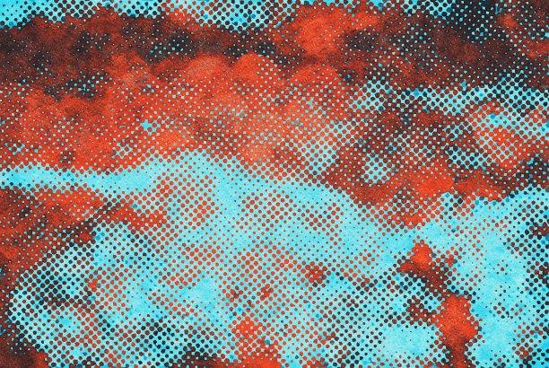 波普艺术半色调风格水彩背景图片下载