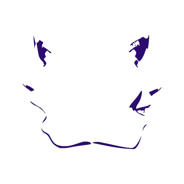 人脸侧视图剪影。各种情绪图片下载