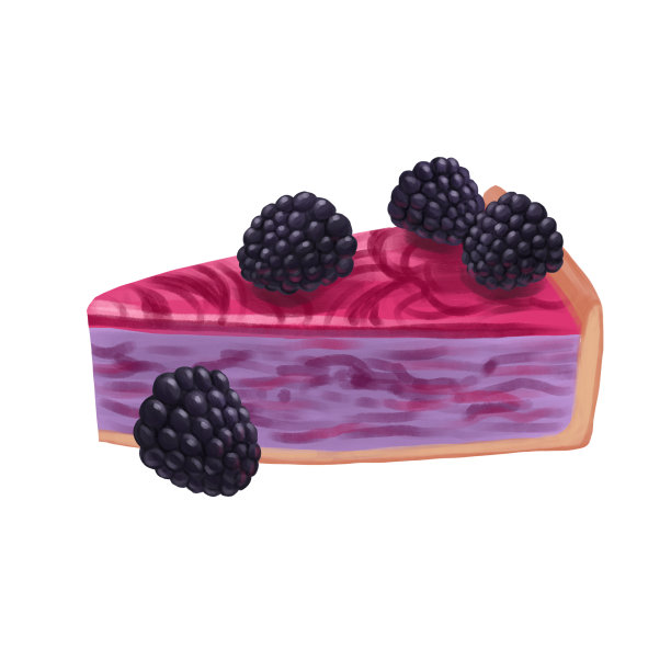 画一块奶酪蛋糕图片下载