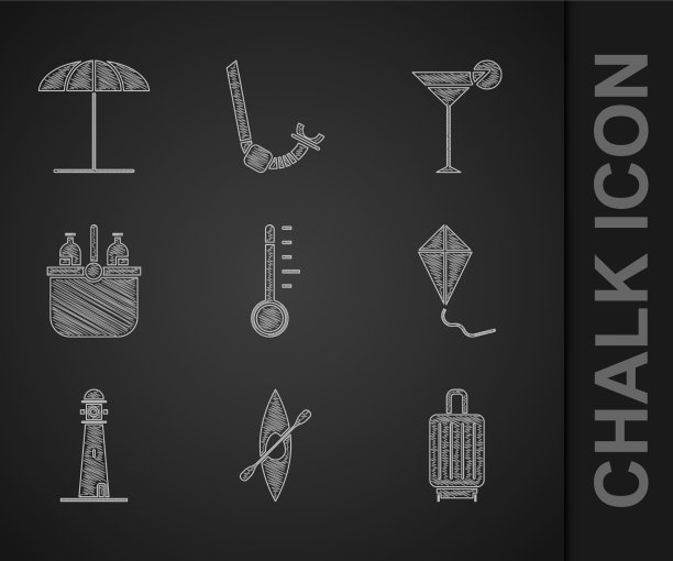 设置气象温度计，皮艇，独木舟和图片下载