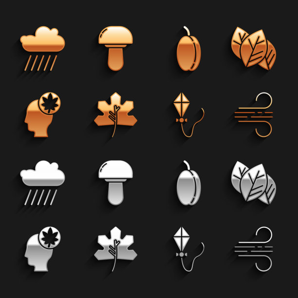 集叶或叶风风筝人的头图片下载