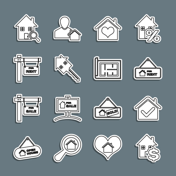 用美元支票标记挂线房图片下载