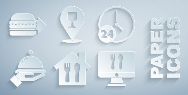 设置在线订购和送货时钟24小时图片下载