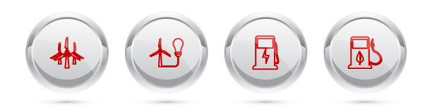 设置线风力涡轮机灯泡与风图片下载