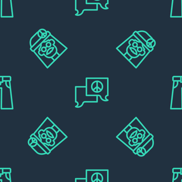 设线演讲泡泡聊天嬉皮士女孩和牛仔裤图片下载