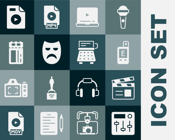 设置混音器控制器电影拍片灯图片下载