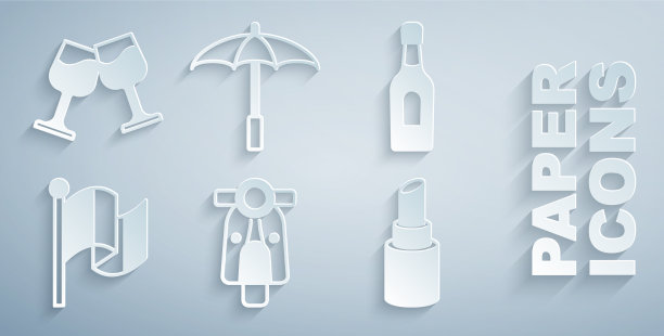 集摩托车香槟瓶旗法国图片下载