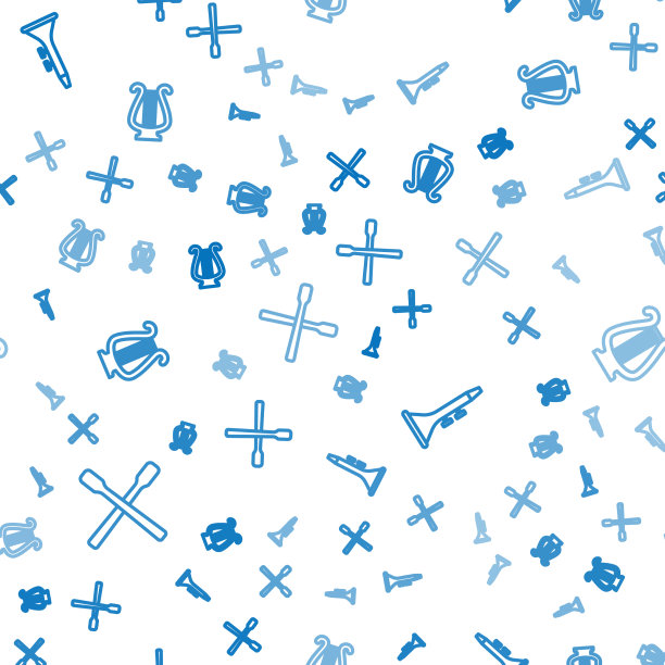 设置线鼓棒和鼓和古七弦琴图片下载