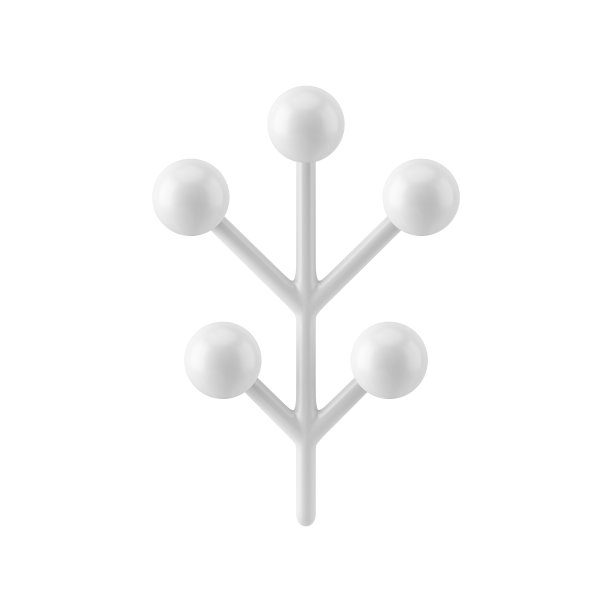 银色圣诞树玩具装饰设计现实的矢量插图。豪华木分支图片下载