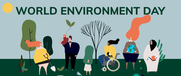 扁平创意大气世界环境日公众号首图图片下载
