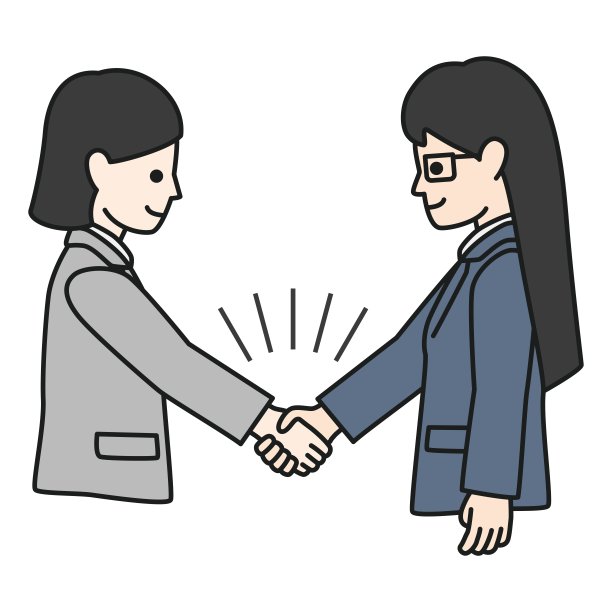 简单线条商人说明图片下载