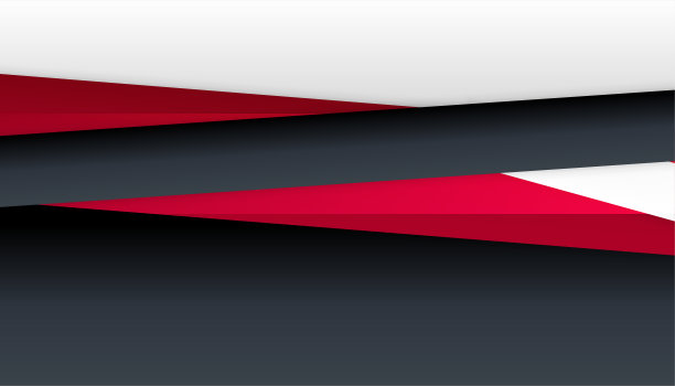 现代红、黑、白抽象呈现背景与企业概念图片下载