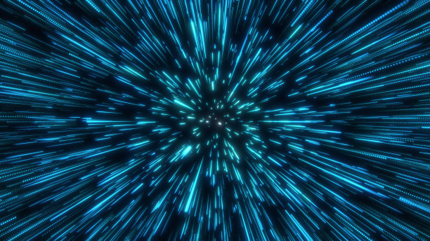 在黑暗的背景上照明的圆框架图片下载