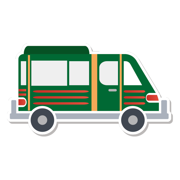 邮局快递小车元素3图片下载