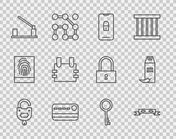 设置行锁和防盗眼罩移动用钥匙图片下载