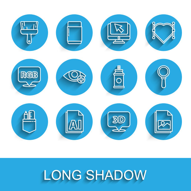 设置线交叉尺和铅笔ai锉刀图片下载