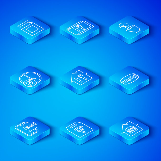 设置线上食品订购和送披萨图片下载