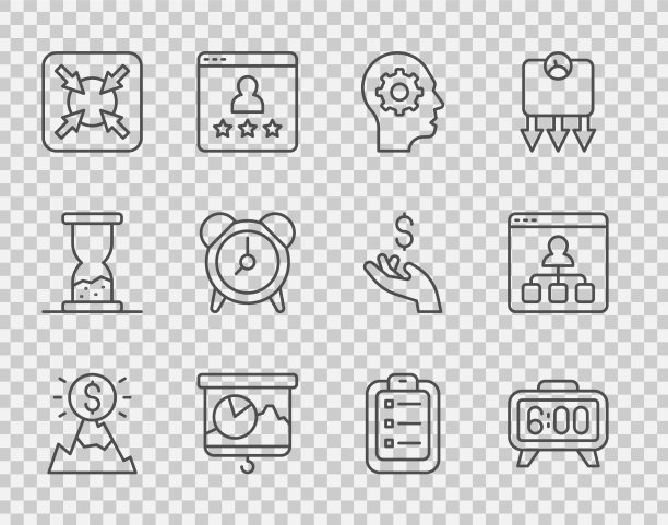 设置线山与旗数字闹钟图片下载